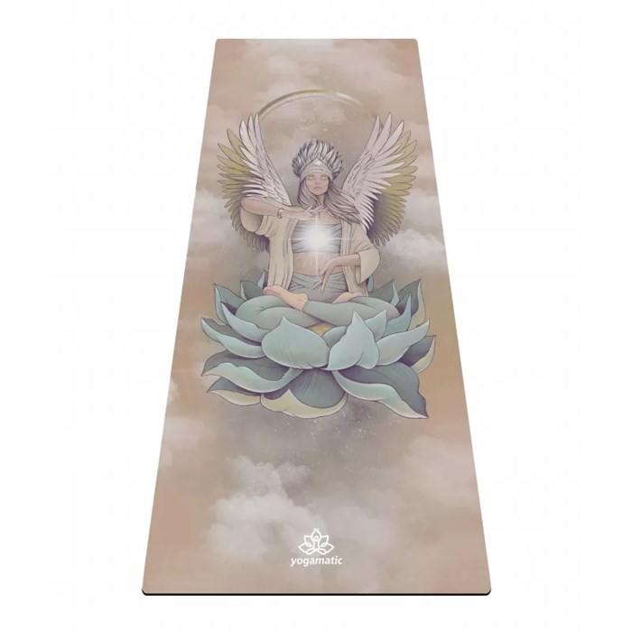 Удлиненный коврик для йоги Lakshmi из микрофибры и натурального каучука - фото 26860