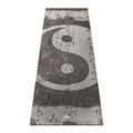 PRO Удлиненный коврик для йоги Инь Янь из микрофибры и натурального каучука - фото 19148